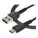 StarTech.com 1m USB-A auf USB-C Ladekabel - Dauerhaftes USB 2.0 auf USB Typ-C Datenbertragungs- und Schnellladekabel - Robuster