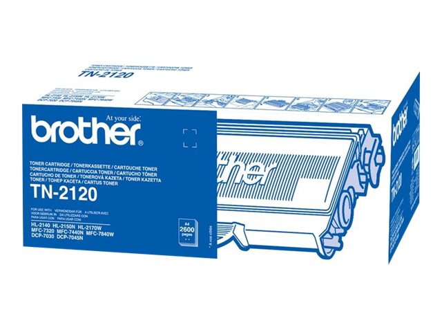 Brother TN2120 - Schwarz - Original - Tonerpatrone - fr Brother DCP-7030, 7040, 7045, HL-2140, 2150, 2170, MFC-7320, 7440, 7840