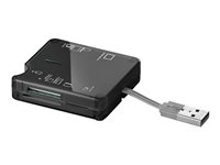 goobay - Kartenleser (MS, Microdrive, SD, xD, TransFlash, microSD, SDHC, MS Micro, microSDHC, SDXC, microSDXC, CFast Card) - USB