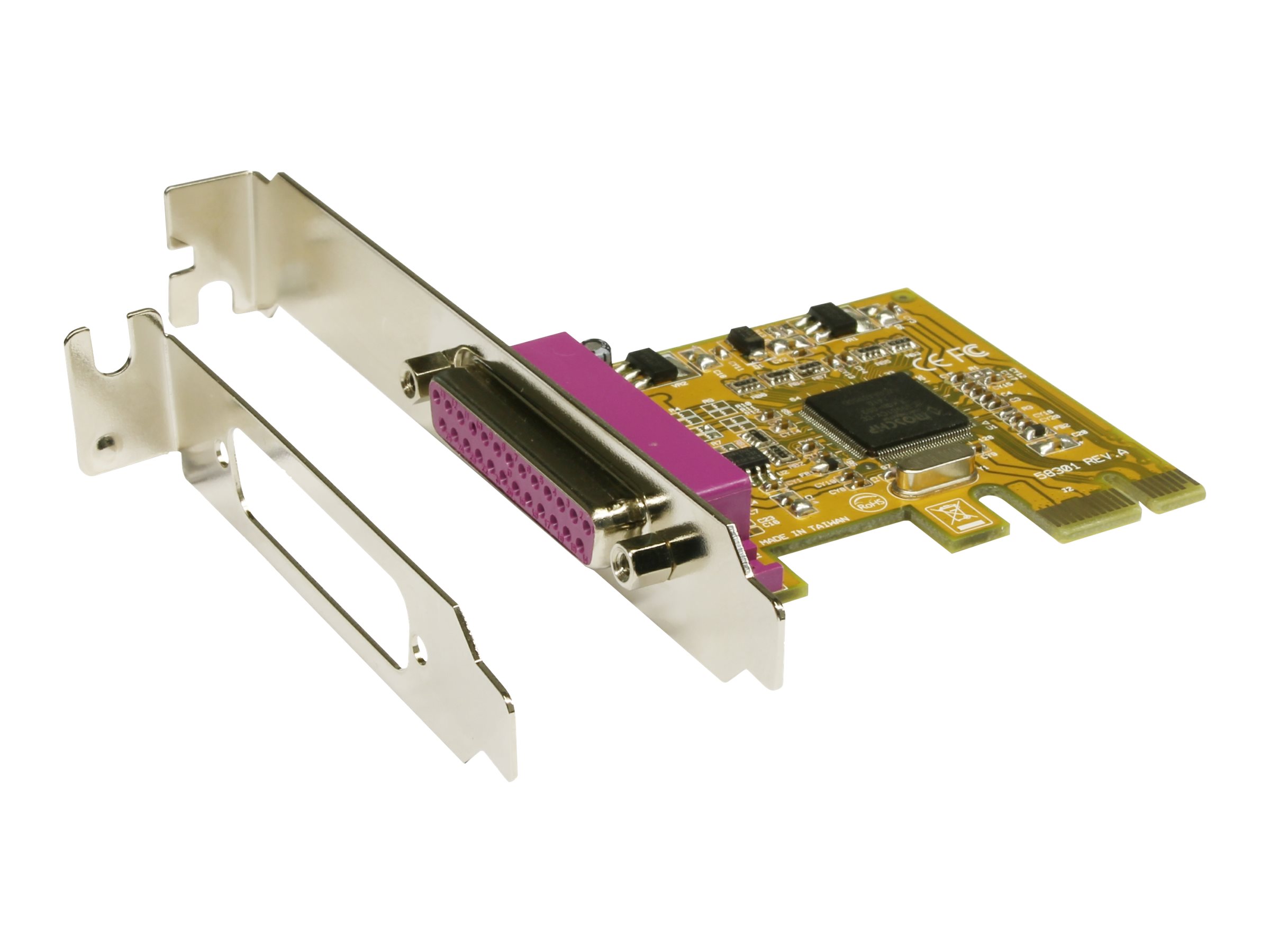 Exsys EX-44001 - Parallel-Adapter - PCIe Low-Profile - IEEE 1284