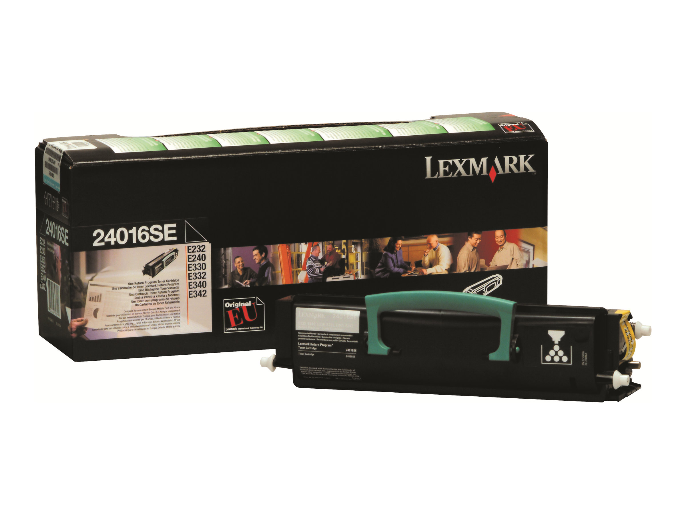 Lexmark - Schwarz - Original - Tonerpatrone LCCP, LRP - fr Lexmark E230, E232, E234, E240, E330, E332, E340, E342