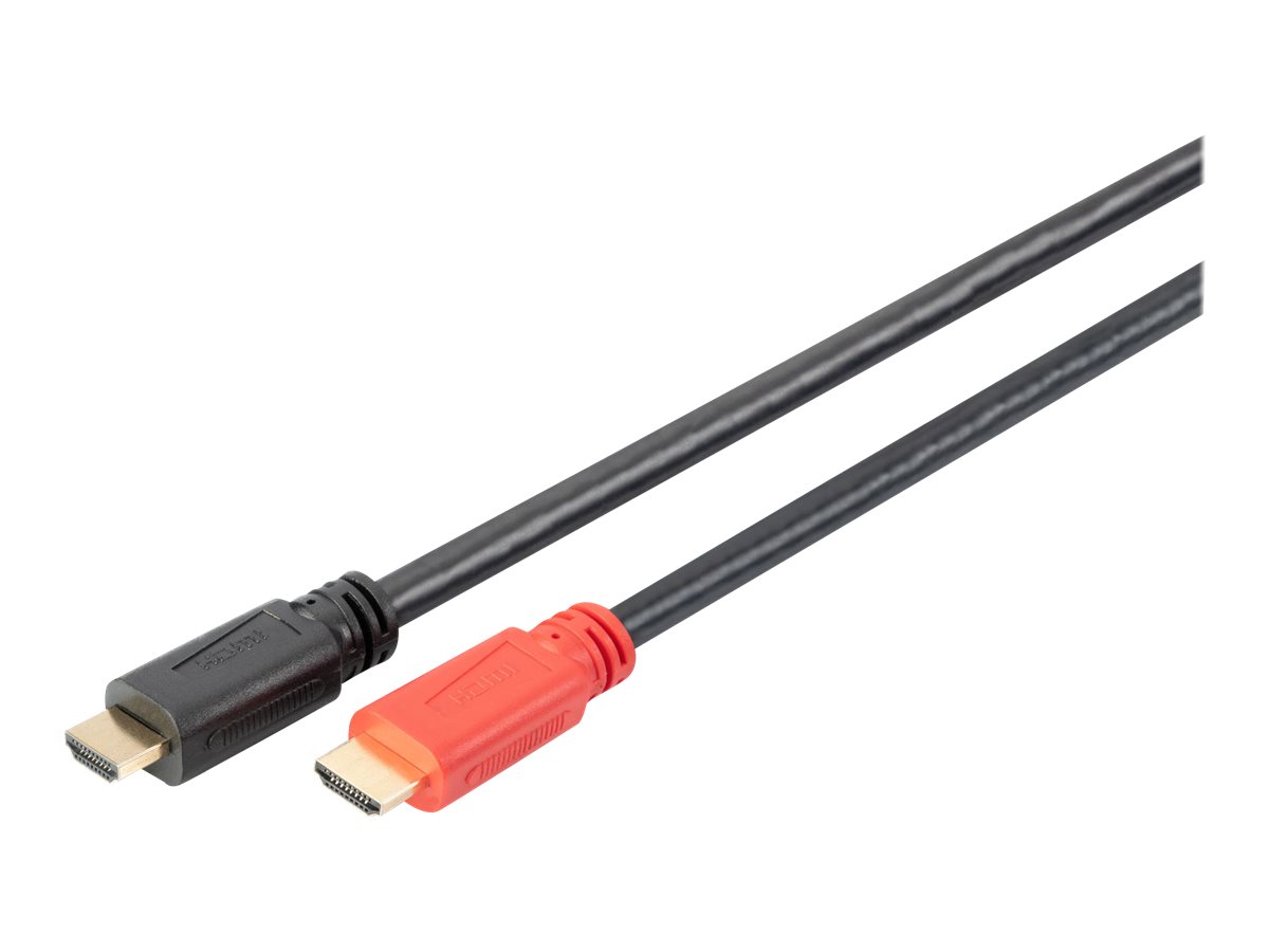 DIGITUS - Highspeed - HDMI-Kabel mit Ethernet - HDMI mnnlich zu HDMI mnnlich - 10 m - Doppelisolierung