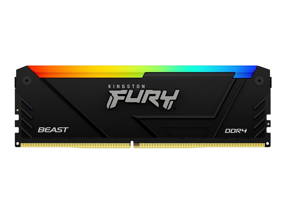Kingston FURY Beast RGB - DDR4 - Modul - 16 GB - DIMM 288-PIN - 3600 MHz / PC4-28800