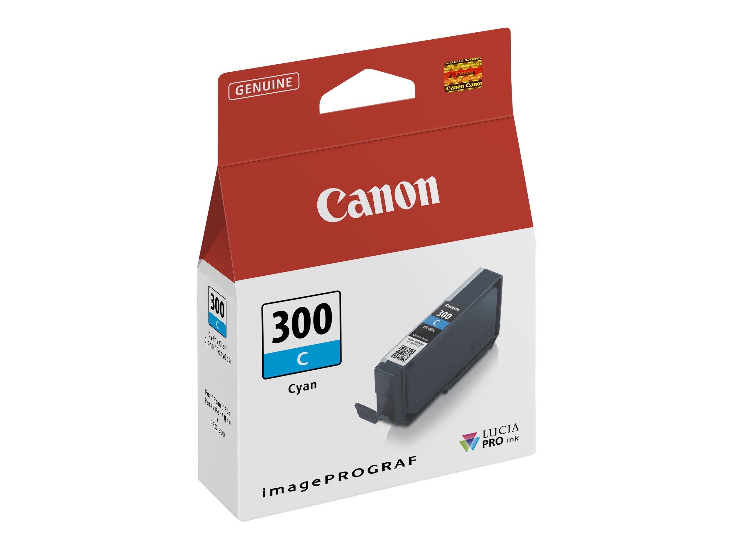 Canon PFI-300 C - Cyan - Original - Tintenbehlter - fr imagePROGRAF PRO-300
