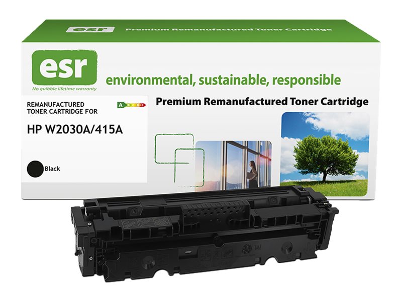 ESR - Schwarz - kompatibel - Karton - wiederaufbereitet - Tonerpatrone (Alternative zu: HP 415A)