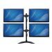 StarTech.com Vierfach-Monitorhalter - Schwenkbar - Verstellbarer 4 Monitorstnder - Fr VESA Monitore bis zu 27 Zoll (8 Kg) - Au