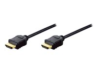 ASSMANN - HDMI-Kabel mit Ethernet - HDMI mnnlich zu HDMI mnnlich - 5 m - Doppelisolierung - Schwarz