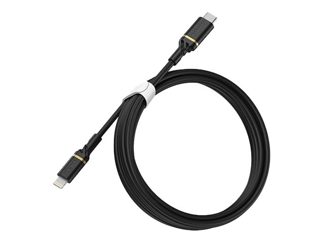 OtterBox Standard - Lightning-Kabel - Lightning mnnlich zu 24 pin USB-C mnnlich - 2 m - Black Shimmer - USB Power Delivery (60
