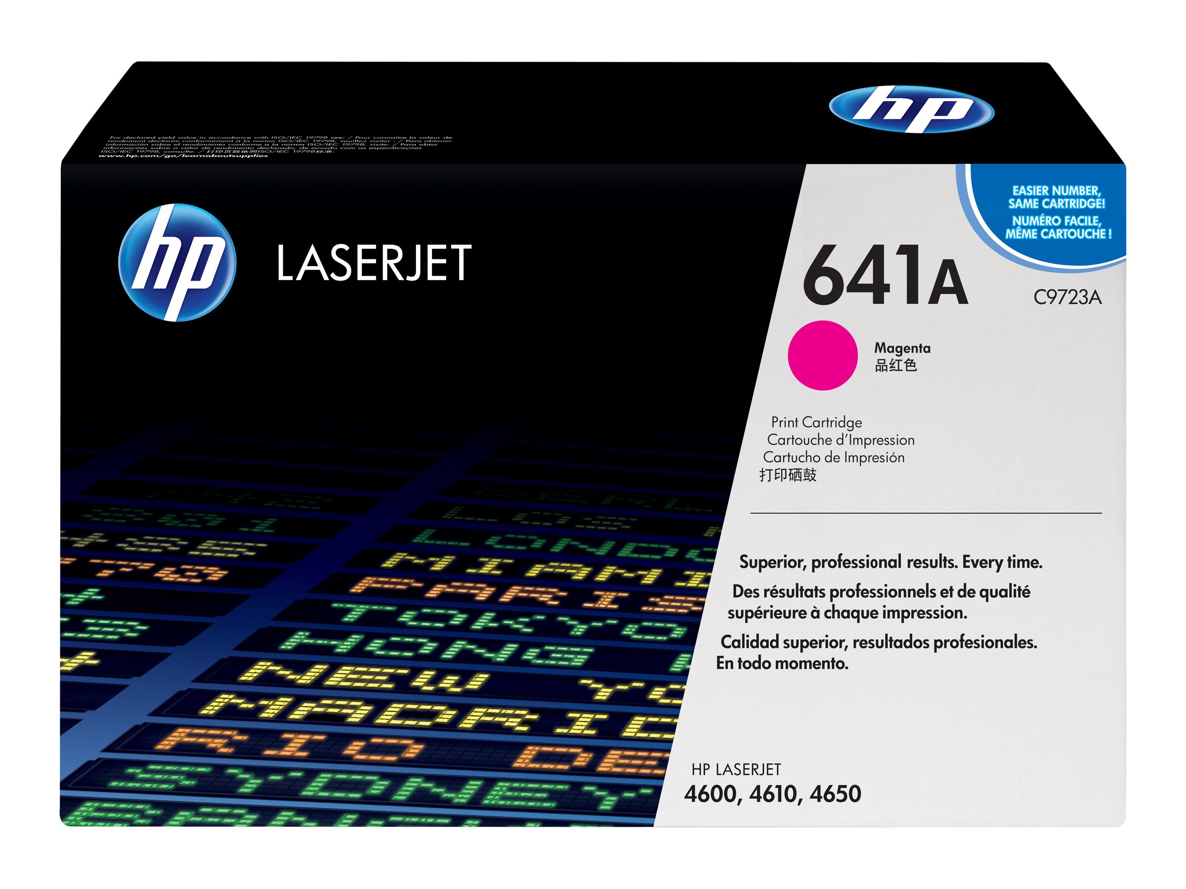 HP 641A - Magenta - Original - LaserJet - Tonerpatrone (C9723A) - fr Color LaserJet 4600, 4610, 4650