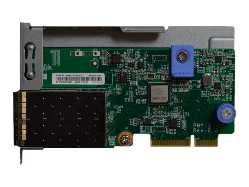 Lenovo ThinkSystem - Netzwerkadapter - LAN-on-motherboard (LOM) - 10 Gigabit SFP+ x 2 - fr ThinkAgile HX2320 Appliance; VX3320 