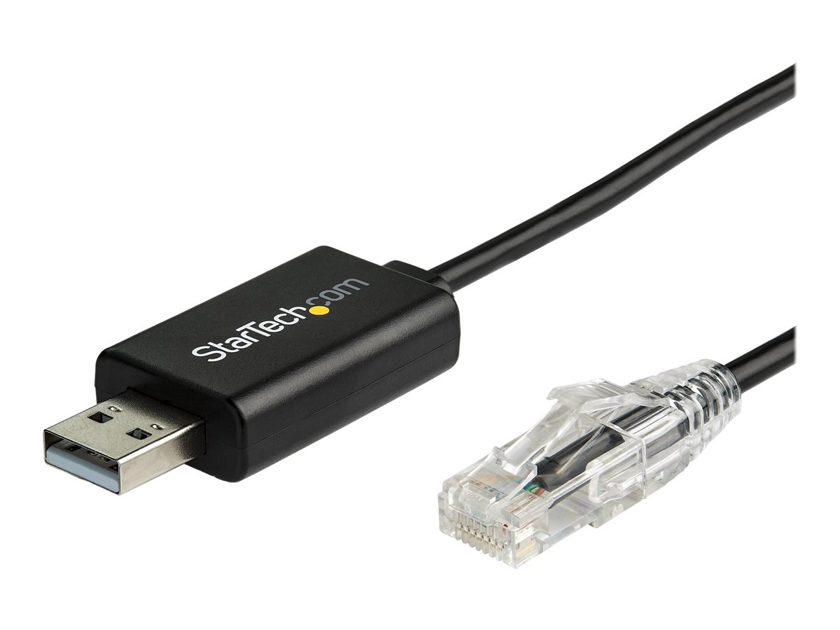 StarTech.com 1,8 m Cisco Console Cable USB to RJ45- Rollover Kabel - Windows, Mac und Linux - St/St (ICUSBROLLOVR) - Kabel serie