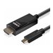 Lindy - Adapterkabel - 24 pin USB-C mnnlich zu HDMI mnnlich - 5 m - abgeschirmt - Schwarz