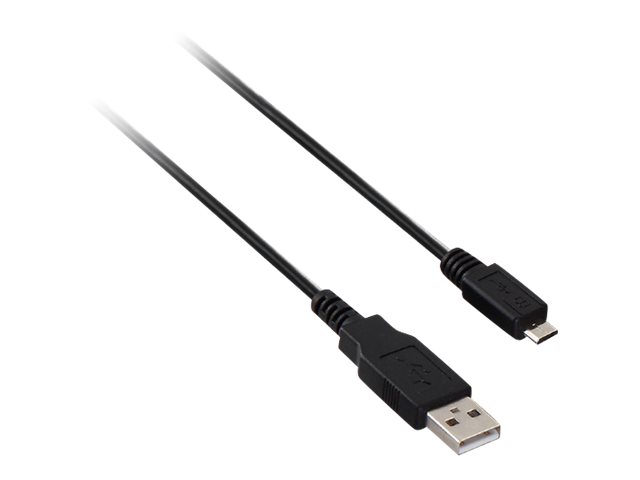 V7 - USB-Kabel - USB (M) zu Micro-USB Typ B (M) - 1 m - Schwarz