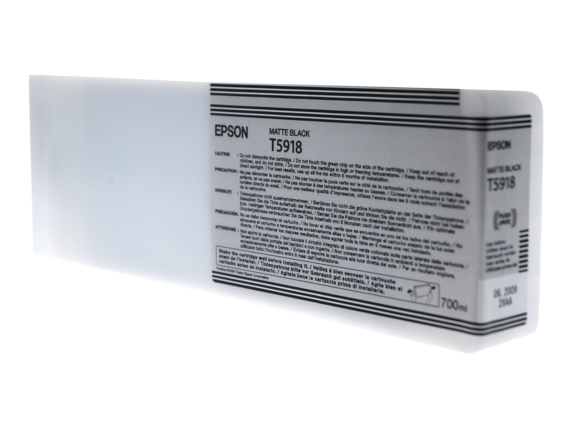 Epson T5918 - 700 ml - mattschwarz - Original - Tintenpatrone - fr Stylus Pro 11880, Pro 11880 AGFA, Pro 11880 Xerox