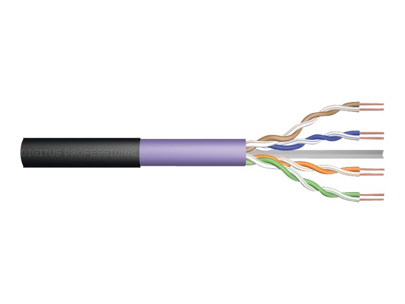 DIGITUS Professional Installation Cable - Bulkkabel - 500 m - UTP - CAT 6 - halogenfrei, im Freien, robust