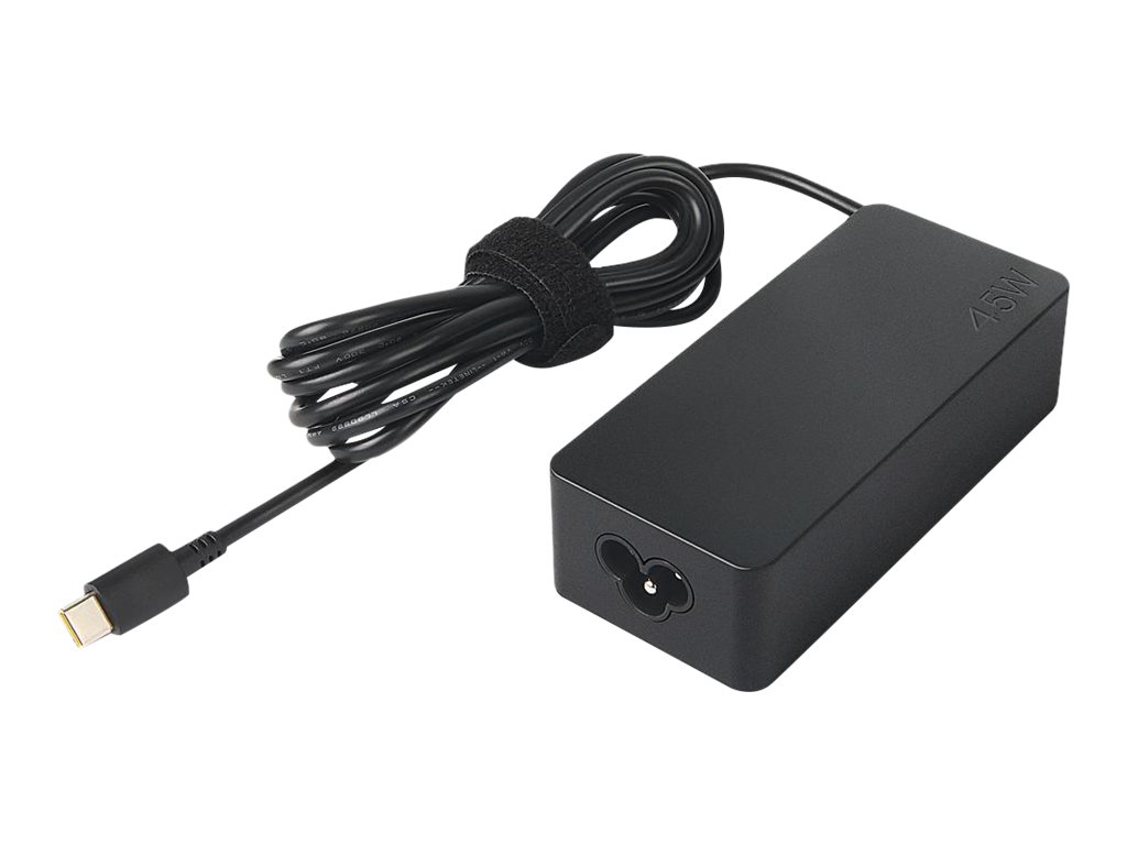 Lenovo 45W Standard AC Adapter (USB Type-C) - Netzteil - Wechselstrom 100-240 V - 45 Watt - Campus