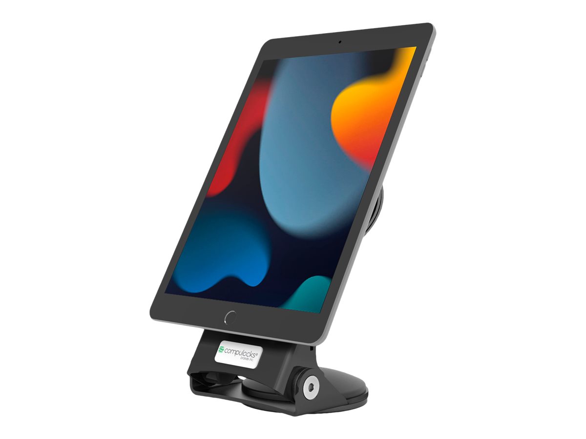 Compulocks Universal Tablet Grip and Security Stand - Aufstellung - für Tablett - verriegelbar - Schwarz - Schreibtisch