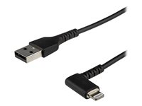 StarTech.com 1m USB-A auf Lightning-Kabel - 90 rechtwinkliges USB Typ-A auf Ladekabel - Synchronisationskabel - Apple MFi-zerti