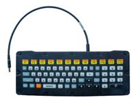 Zebra - Tastatur - hinterleuchtet - USB - QWERTY - fr Zebra ET65