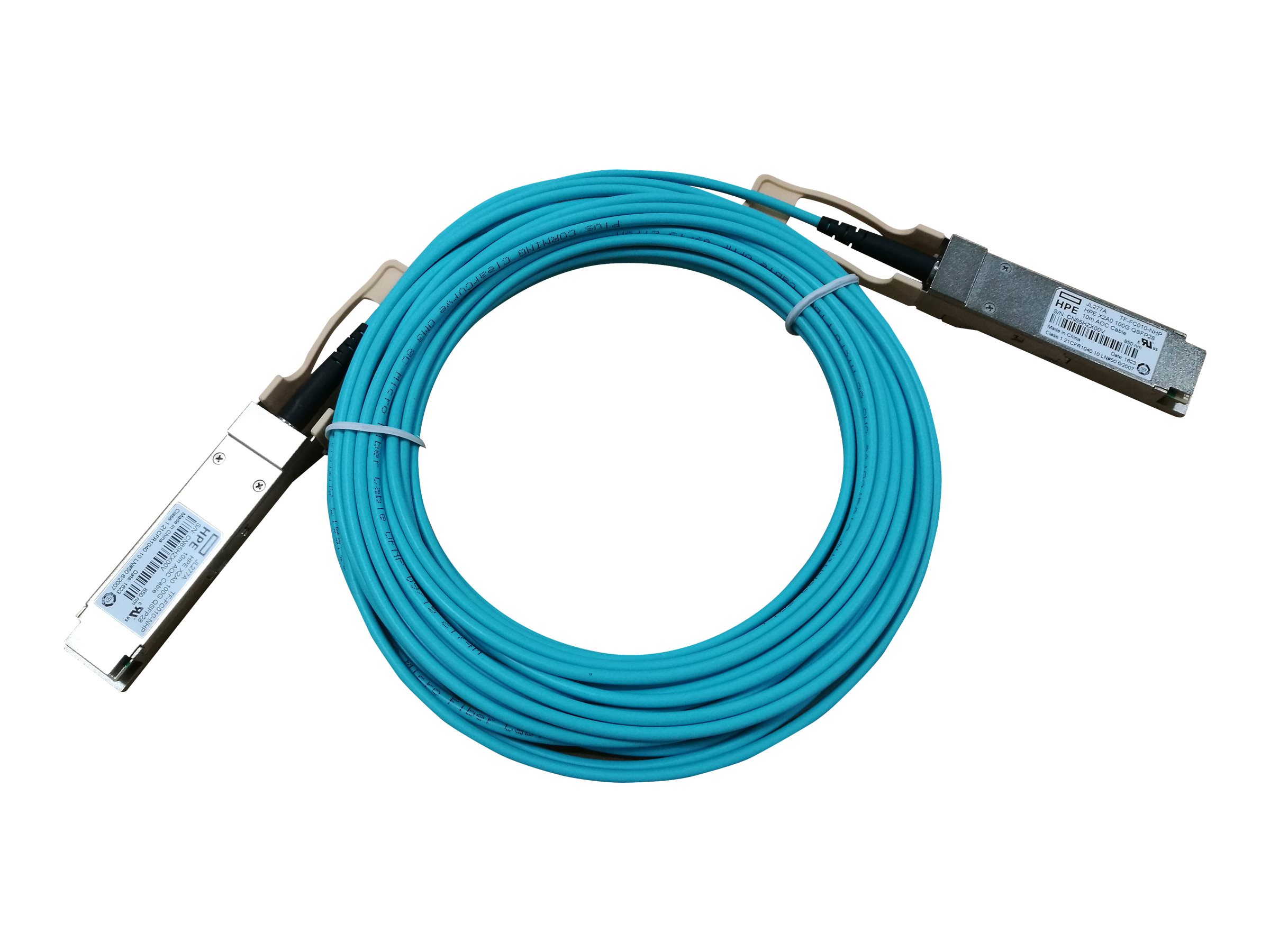 HPE X2A0 - Netzwerkkabel - QSFP28 zu QSFP28 - 10 m - Glasfaser - aktiv