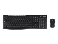 Logitech MK270 Wireless Combo - Tastatur-und-Maus-Set - kabellos - 2.4 GHz - QWERTY - US International