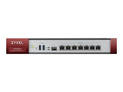 Zyxel VPN300 - Sicherheitsgerät - mit 1 Jahr Content-Filter + 1 Jahr Geo Enforcer + Hotspot Management - GigE - Rack-montierbar