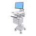 Ergotron Cart with LCD Pivot, SLA Powered, 3 Drawers - Wagen - fr LCD-Display / PC-Ausrstung - verriegelbar - medizinisch - Al