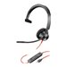 Poly Blackwire 3310 - Blackwire 3300 series - Headset - On-Ear - kabelgebunden - USB-C
