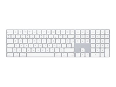 Apple Magic Keyboard mit Ziffernblock - Tastatur - Bluetooth - USA - Silber