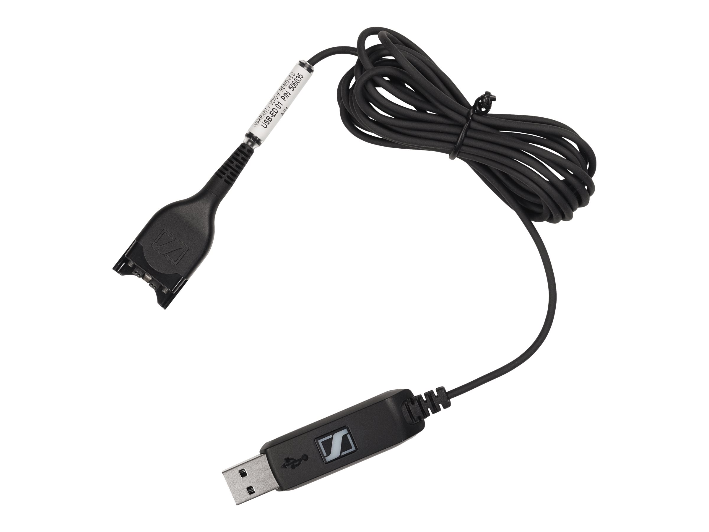 EPOS | SENNHEISER USB-ED 01 - Headset-Kabel - USB mnnlich zu EasyDisconnect mnnlich - 2.2 m - fr Sennheiser Century SC 660; S
