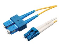 Eaton Tripp Lite Series Duplex Singlemode 9/125 Fiber Patch Cable (LC/SC), 25M (82 ft.) - Patch-Kabel - LC Single-Modus (M) zu S