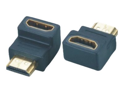 M-CAB - HDMI-Adapter - HDMI weiblich zu HDMI mnnlich - 90 Stecker