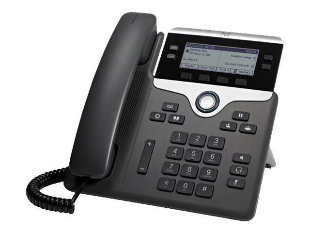 Cisco IP Phone 7841 - With Multiplatform Phone Firmware - VoIP-Telefon - SIP - 4 Leitungen - TAA-konform