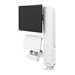 Ergotron - Befestigungskit (vertikaler Hub) - fr LCD-Display / PC-Ausrstung - Steh-Sitz-Sysetm - weiss - Bildschirmgrsse: bis