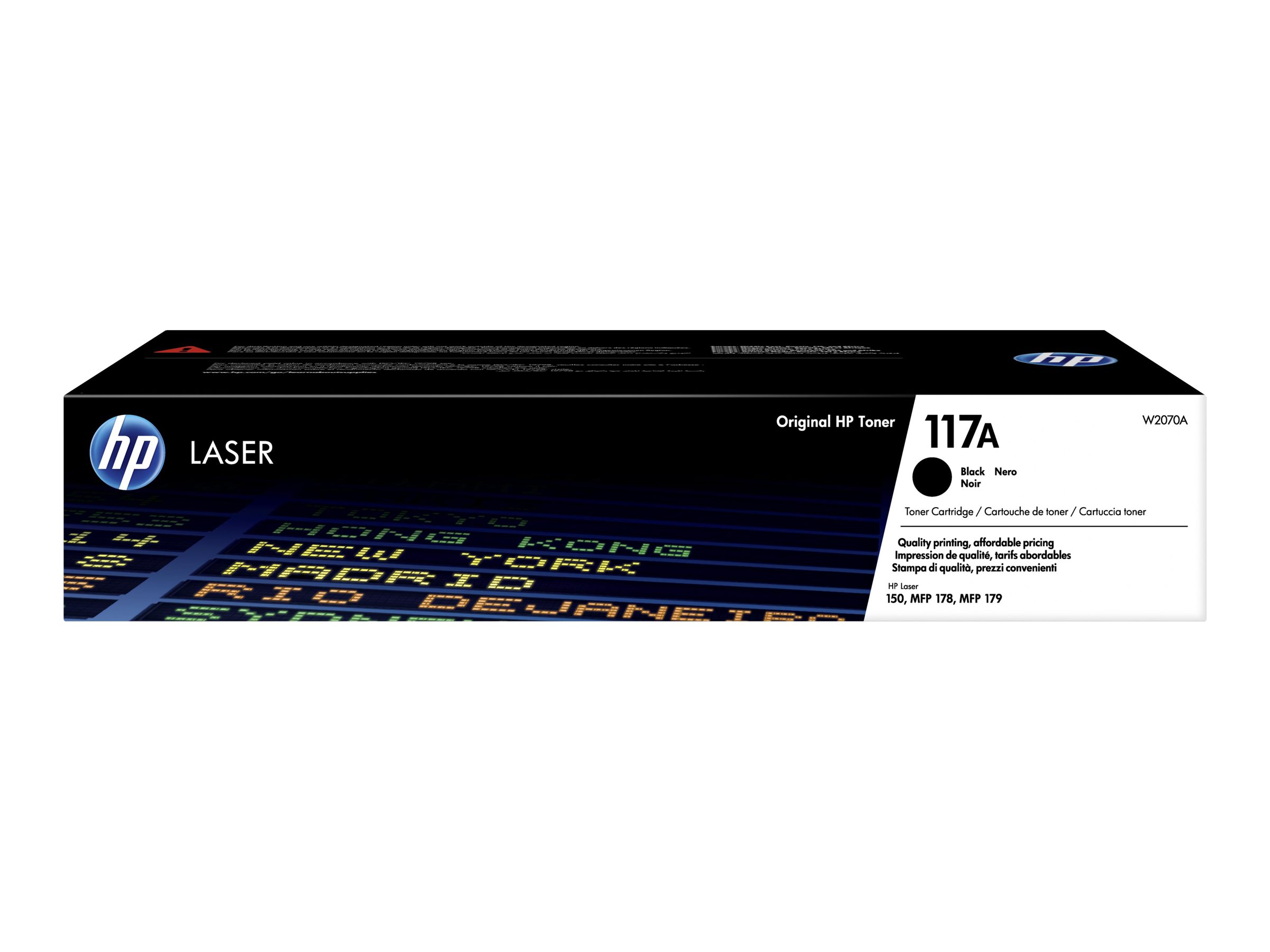 HP 117A - Schwarz - Original - Tonerpatrone (W2070A) - fr Color Laser 150a, 150nw, MFP 178nw, MFP 178nwg, MFP 179fnw, MFP 179fw