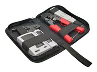 Tripp Lite 4-Piece Network Installer Tool Kit with Carrying Case RJ11 RJ12 RJ45 - Network Tool/Tester Kit
