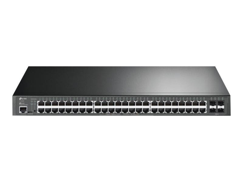 TP-Link JetStream TL-SG3452P V3.26 - Switch - L2+ - managed - 48 x 10/100/1000 (PoE+) + 4 x Gigabit SFP - an Rack montierbar