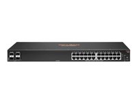 HPE Aruba 6000 24G 4SFP Switch - Switch - L3 - managed - 24 x 10/100/1000 + 4 x Gigabit SFP - Seite-zu-Seite-Luftstrom