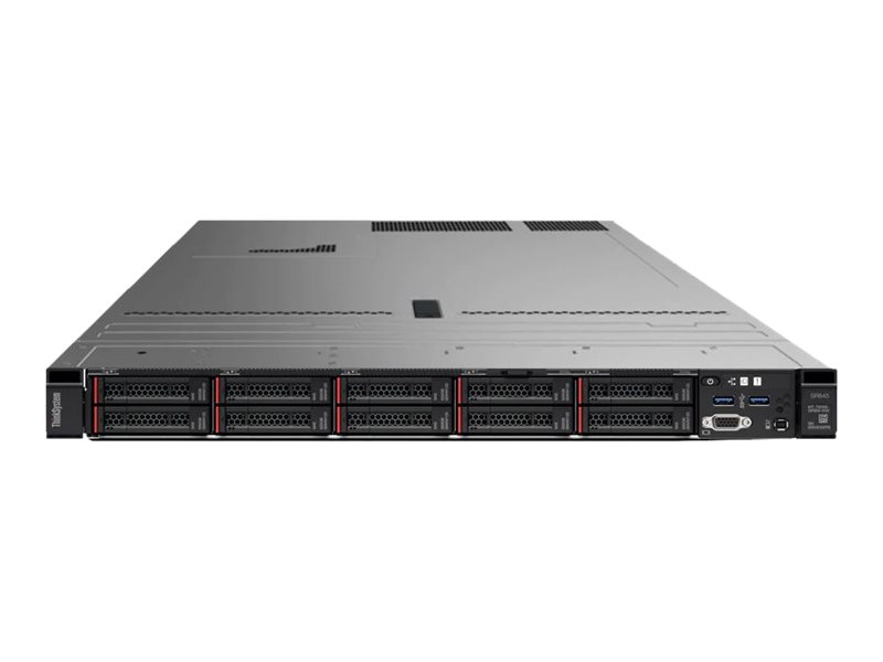 Lenovo ThinkSystem SR645 7D2X - Server - Rack-Montage - 1U - zweiweg - 1 x EPYC 7303 / 2.4 GHz