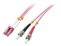 Lindy - Patch-Kabel - ST multi-mode (M) zu LC Multi-Mode (M) - 5 m - Glasfaser - Duplex