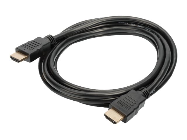 ASSMANN - Highspeed - HDMI-Kabel mit Ethernet - HDMI mnnlich zu HDMI mnnlich - 2 m - Schwarz
