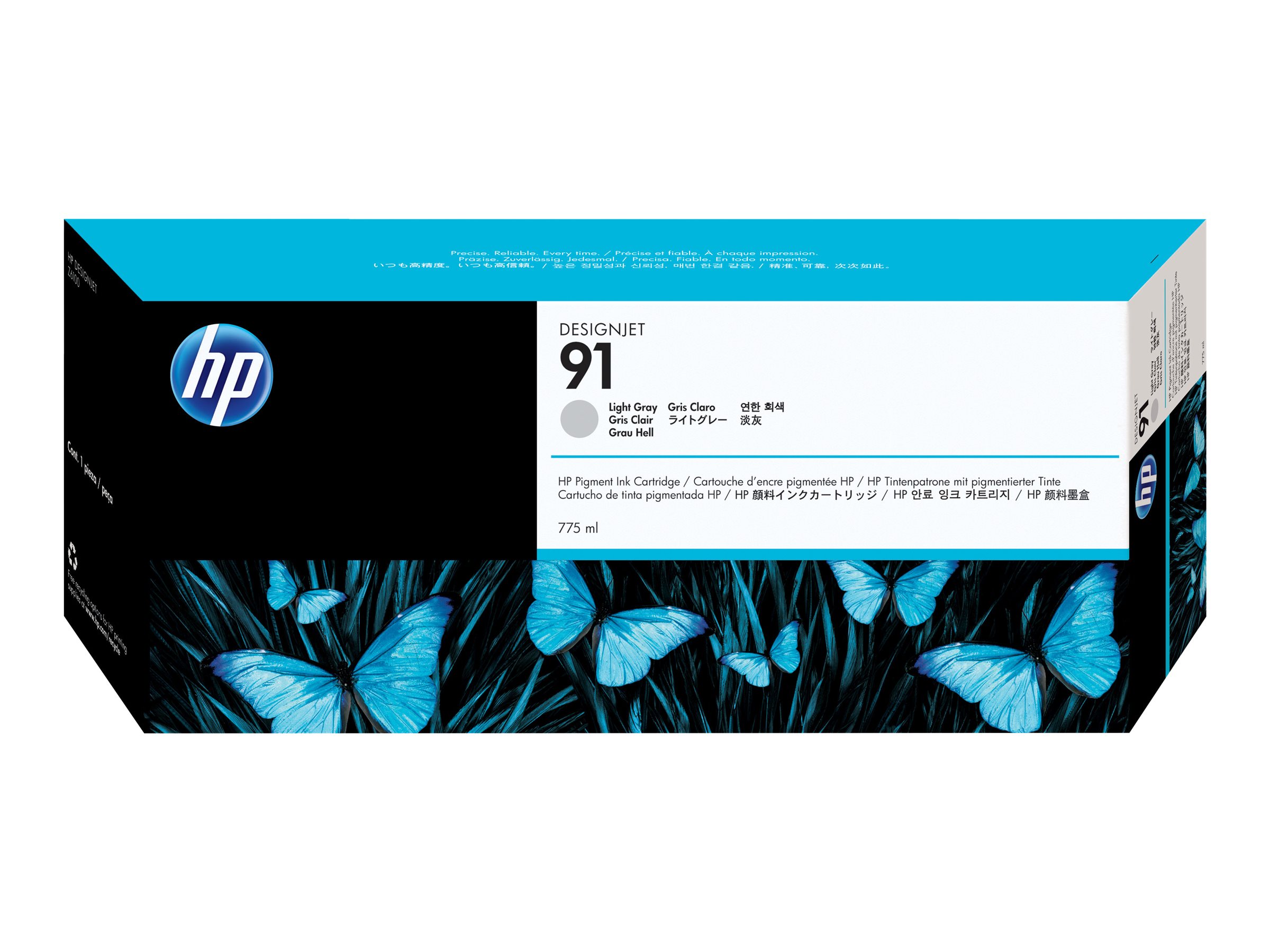 HP 91 - 775 ml - Hellgrau - Original - DesignJet - Tintenpatrone