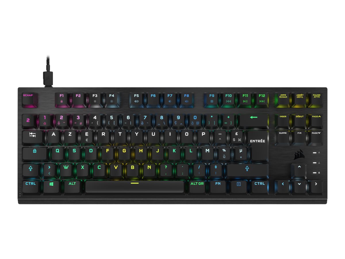 CORSAIR K60 PRO RGB - Tastatur - mechanisch, TKL, Gaming - Hintergrundbeleuchtung - USB - Deutsch