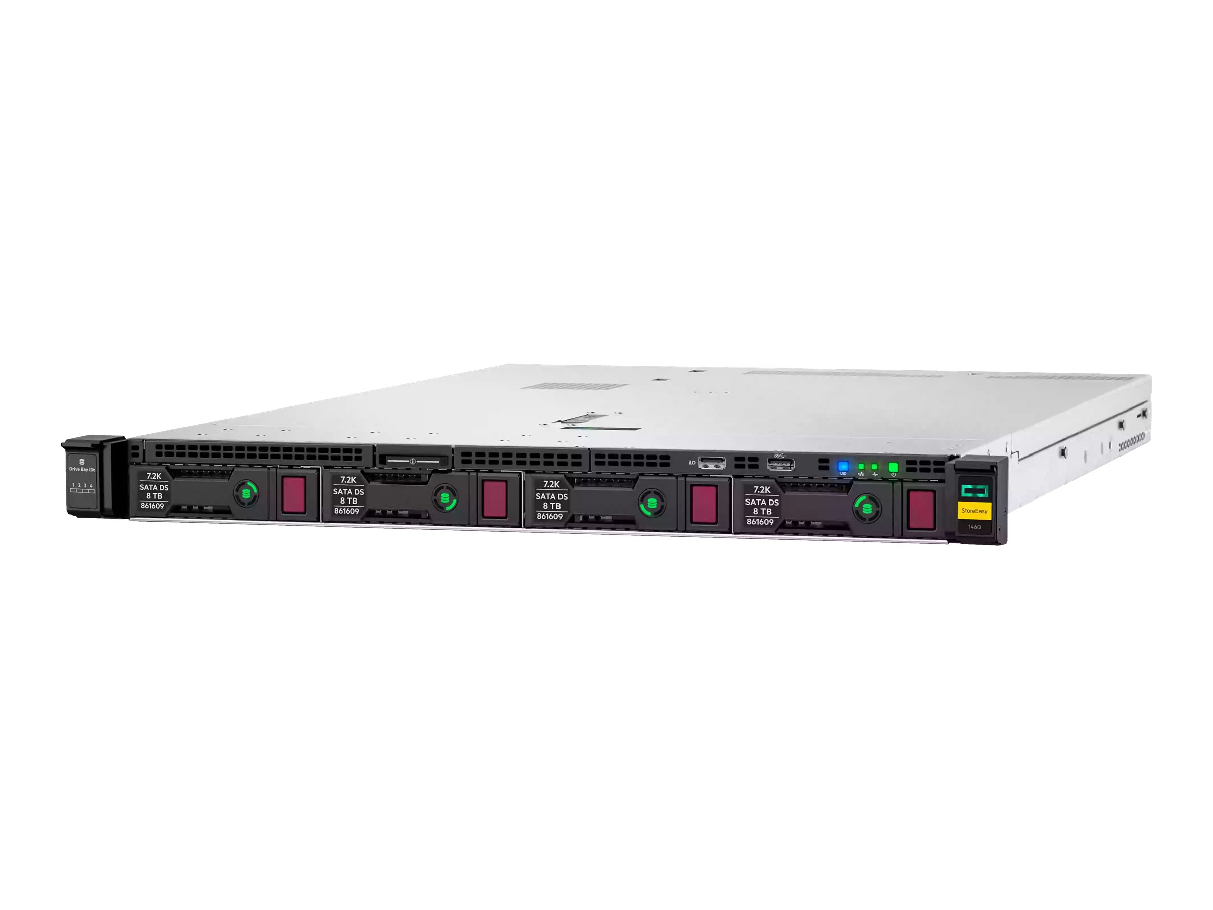 HPE StoreEasy 1460 - NAS-Server - 4 Schchte - 16 TB - Rack - einbaufhig