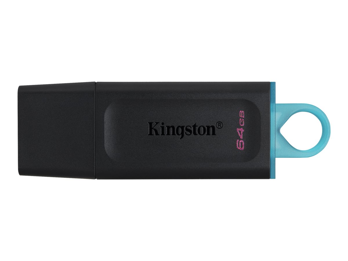 Kingston DataTraveler Exodia - USB-Flash-Laufwerk - 64 GB - USB 3.2 Gen 1 - Schwarz / Weiss