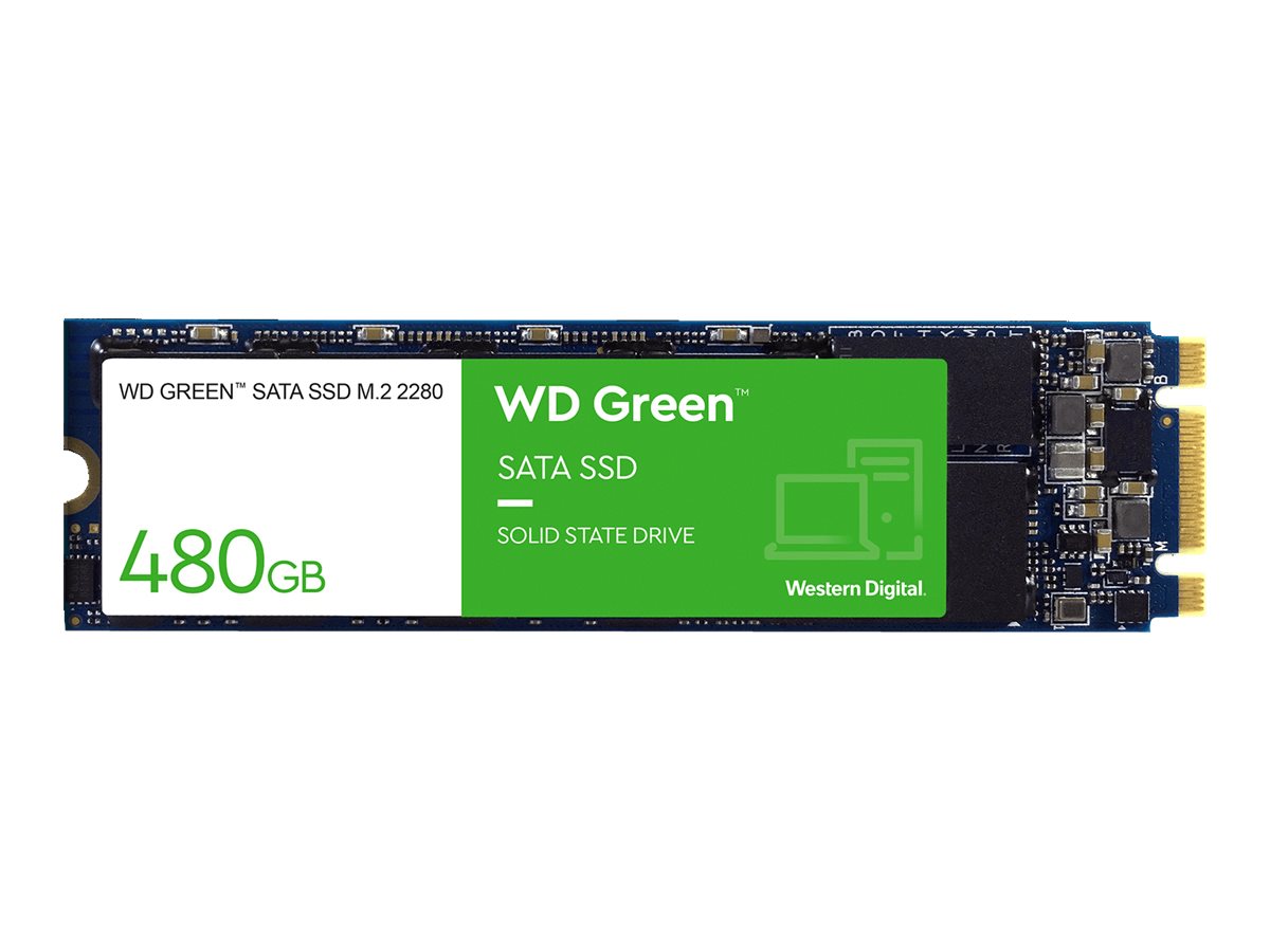 WD Green WDS480G3G0B - SSD - 480 GB - intern - M.2 2280 - SATA 6Gb/s
