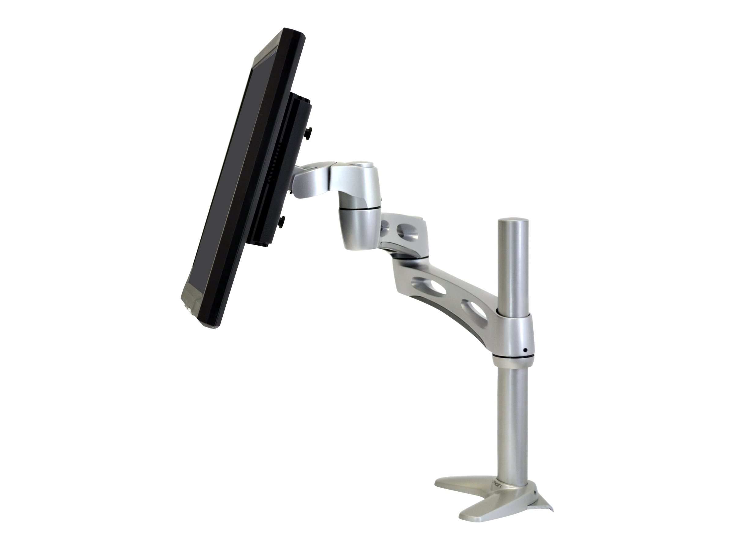 Ergotron Neo-Flex - Befestigungskit (Pivot, Tisch-Klemme, Befestigung fr Kabeldurchgang, 2 Aufstze) - fr LCD-Display - Alumin