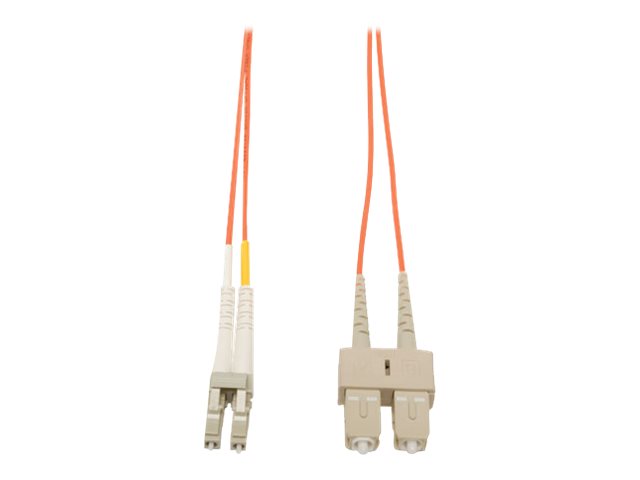 Eaton Tripp Lite Series Duplex Multimode 62.5/125 Fiber Patch Cable (LC/SC), 2M (6 ft.) - Patch-Kabel - SC multi-mode (M) zu LC 