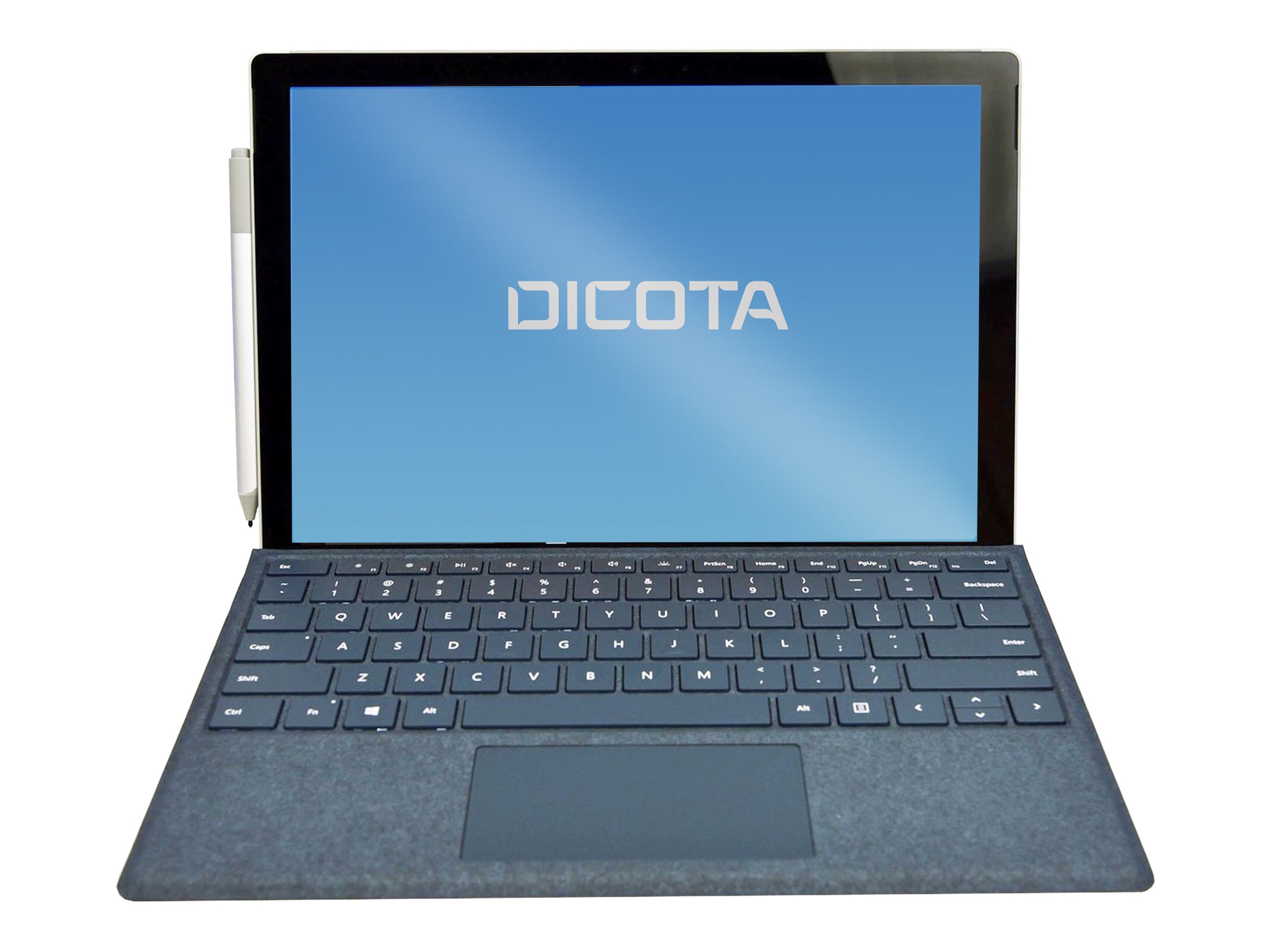 DICOTA - Blickschutzfilter für Tablet-PC - 2-Wege - Halter/Klebepunkte - Schwarz - für Microsoft Surface Pro (Mitte 2017)