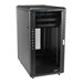 StarTech.com 18HE 19 Zoll Server Rack/Schrank - 4 Pfosten mit Einstellbare Tiefe(15-81cm), abschliessbares Knock Down(FlatPack) 